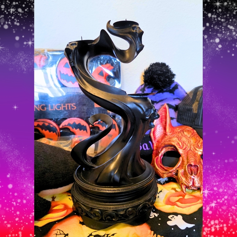 Killstar Soul Smoke Candelabrum Gothic Candle Holder - Picture 2 of 11